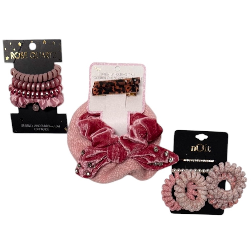 Nordstrom Hair Accessories Bundle Of 3 Scrunchies And Hair Ties
